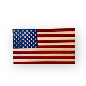 American Wooden Flag - 18" x 30"