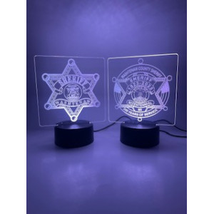 Police Badge Led Light